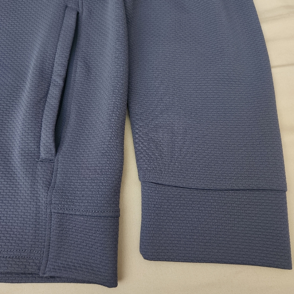 Bench Urbanwear Full-Zip Moisture Wicking Mock Jacket ~BLUE ~LARGE **NEW - Picture 7 of 14